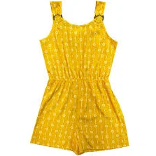 romper Reese Mustard Floral Romper Lily Bleu $16.99