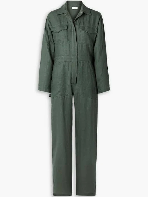 jumpsuit Rivet Utility Women's Powerhouse Linen Jumpsuit THE OUTNET $170