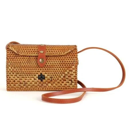 bag Rutledge & King Meridian Rattan Crossbody Bag Walmart - Milltown Merchants $39.99