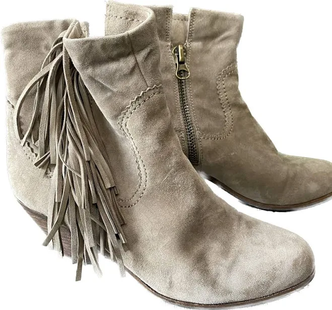 shoes Sam Edelman Shoes Sam Edelman Louie Womens Suede Fringe Boots eBay $27