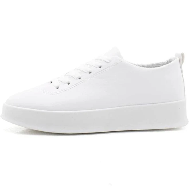 shoes SANDR - Classic Vegan Leather Low-Top Sneaker WHITE / 11 Lamirée $59.95