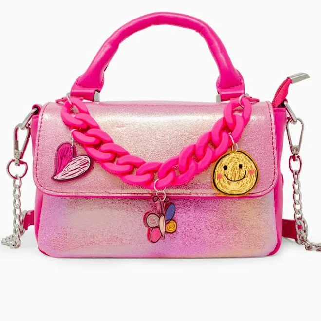 bag Shiny Baguette Chain Bag hip-kid $36