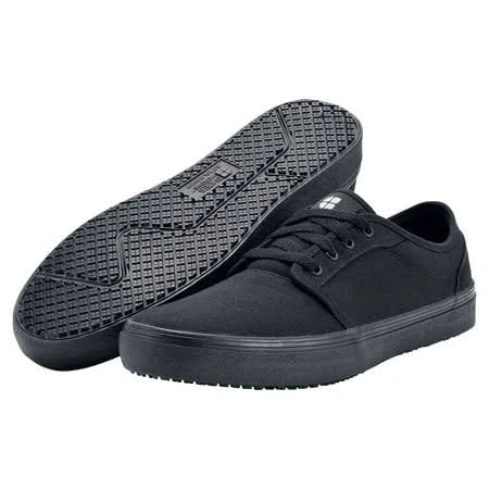 shoes Shoes for Crews Merlin Unisex Black Canvas Sneakers Walmart - Shoes For Crews $69.98