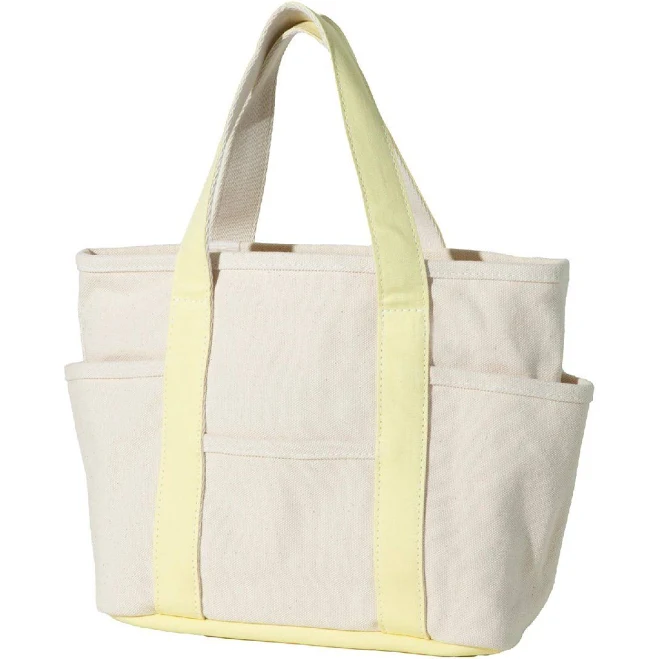 bag Small Cafe Tote Canvas (Ecru/Lemon) 무신사 $47