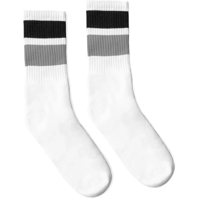accessory Socco USA Made Striped Crew Socks Men's SOCCO $7