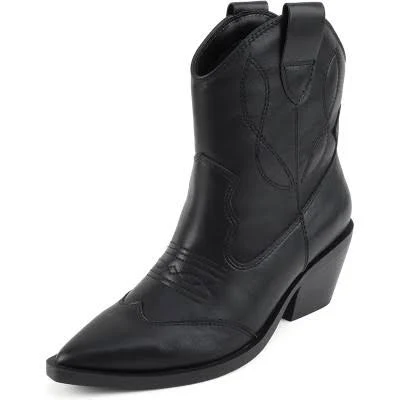 shoes Soda Women's Incity Pointed Toe Western Ankle Boots Target $39.99