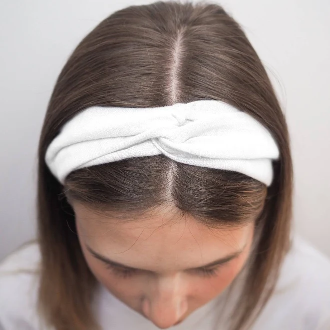 accessory Solinen Women's Knotted Linen Headband Etsy - solinen $11.06