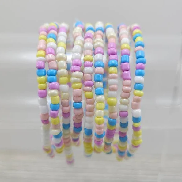 accessory Spring Mix Beaded Stretchy Friendship Bracelet The Steady Hand $3