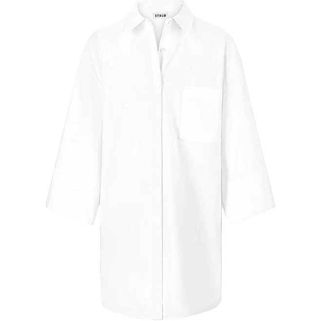 dress STAUD Women's Nico Cotton Poplin Shirtdress Saks Fifth Avenue $345