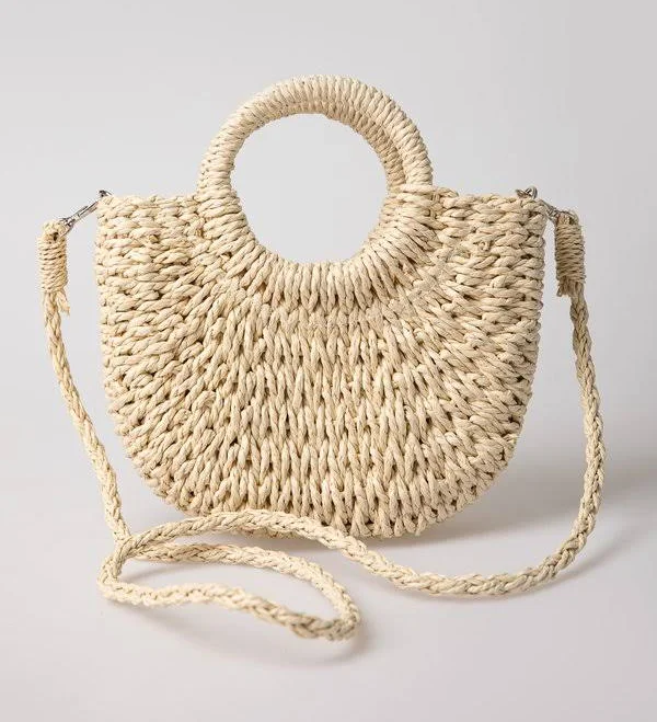 bag Straw Bag with Round Handles gepur.com $20