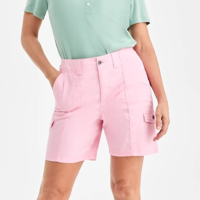 shorts Style & Co. Women's Mid-Rise Comfort-Waist Cargo Shorts Macy's $39.5