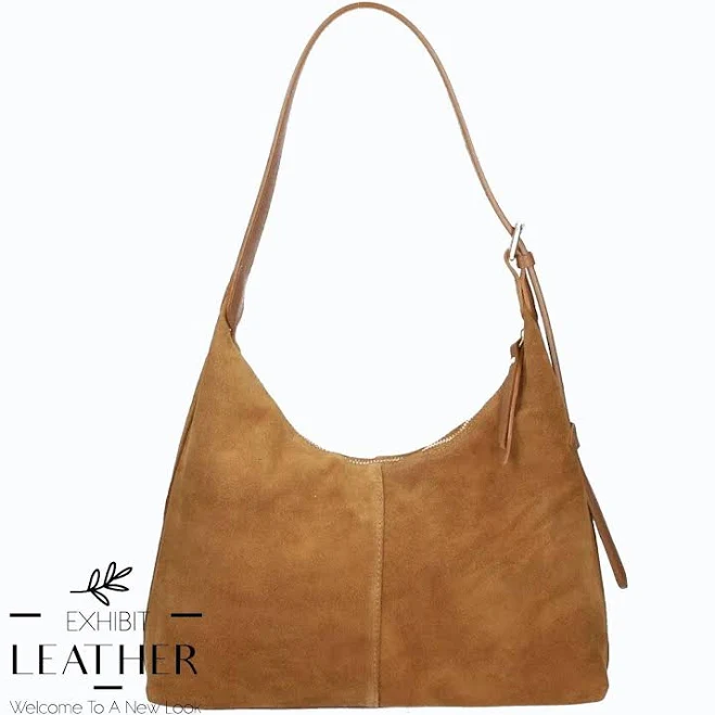 bag Suede Leather Slouchy Hobo Bag Etsy - exhibitleather $135.9