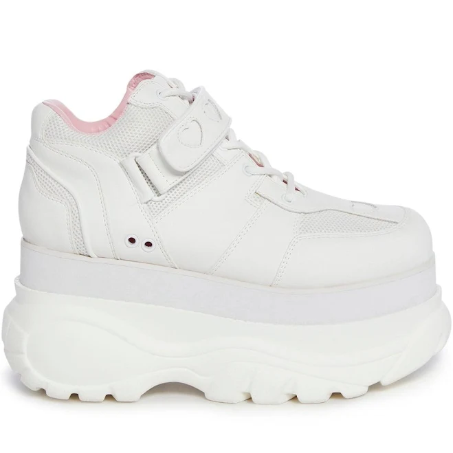 shoes Sugar Thrillz Fairywalker Platform Sneakers - White - WHITE / US 10 Dolls Kill $84.55