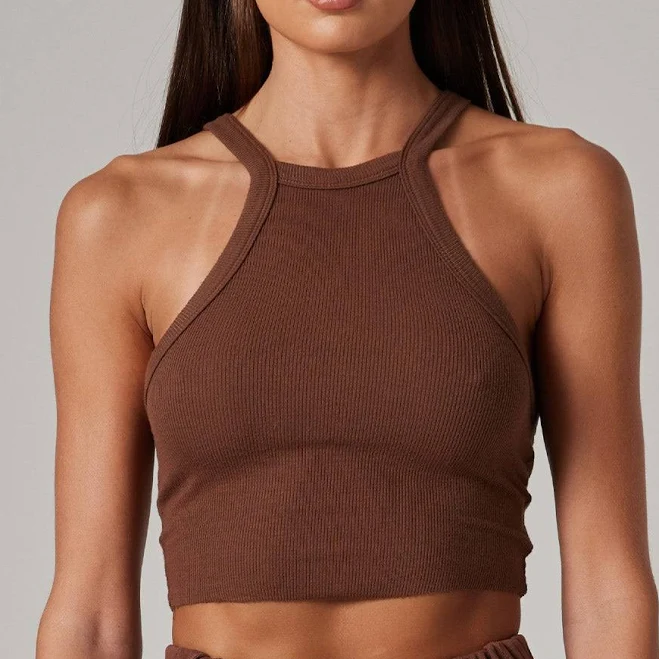 halter top Talentless Women's Rib Halter Tank Talentless $16