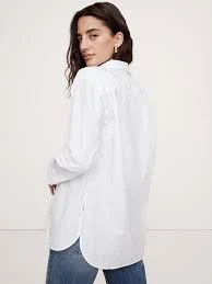 top The Oversized Shirt in Cotton Poplin gap.com $90