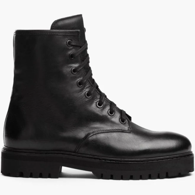 shoes Thursday Boot Company Women's Leather Combat Lace-Up Thursday Boot Company $180