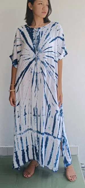 dress Tie Dye Maxi Dress Etsy - Seller $51.87