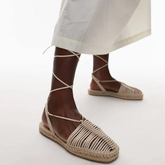 shoes Topshop Helayna Woven Espadrilles ASOS $19.25