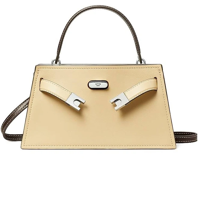 bag Tory Burch Lee Radziwill Petite Leather Top-Handle Handbag Saks Fifth Avenue $520