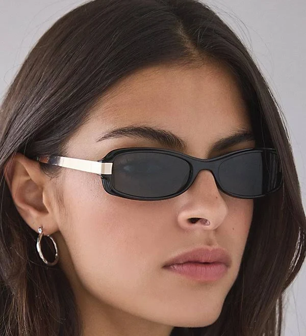 accessory Trina Slim Rectangle Sunglasses Urban Outfitters $15