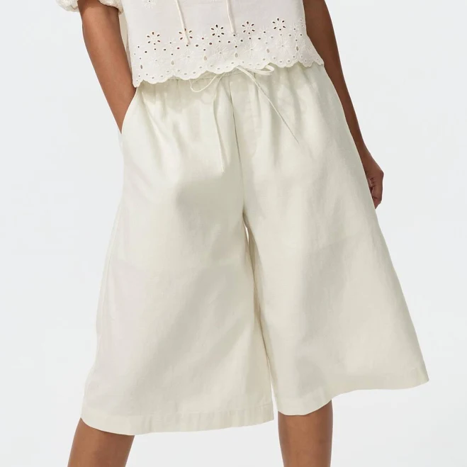 culottes UNIQLO Women's Linen Blend Culottes uniqlo.com/us $39.9