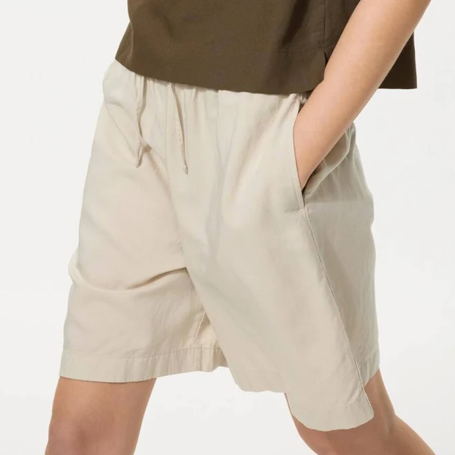 shorts UNIQLO Women's Linen Blend Easy Shorts uniqlo.com/us $29.9