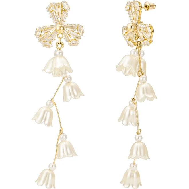 accessory Untamed Petals Soiree Crystal Drop Earrings Nordstrom $70.55