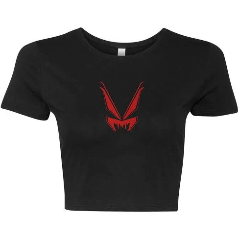 top VampireFreaks Women's Goth Graphic Crop Top VampireFreaks $19.99