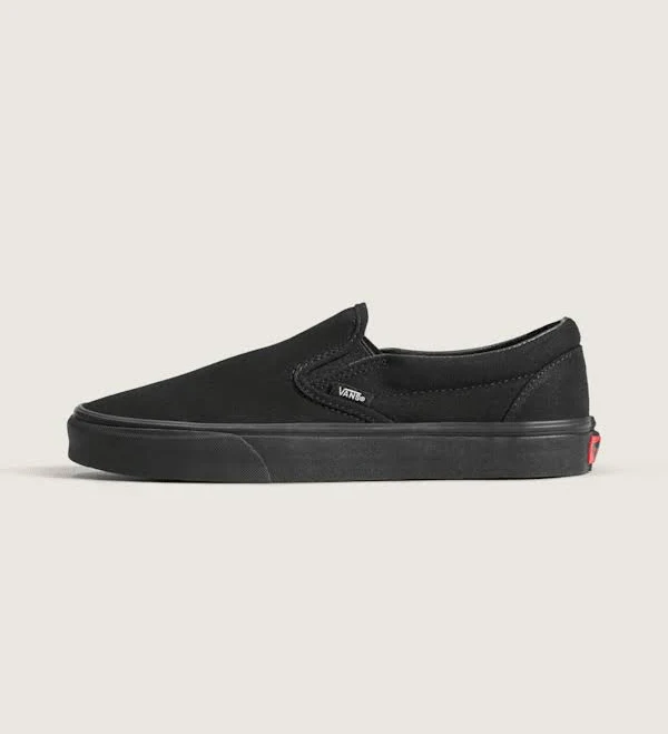 shoes Vans Classic Slip-On Shoes (Blackout) - 5.0 Boys / 6.5 Women Vans $60