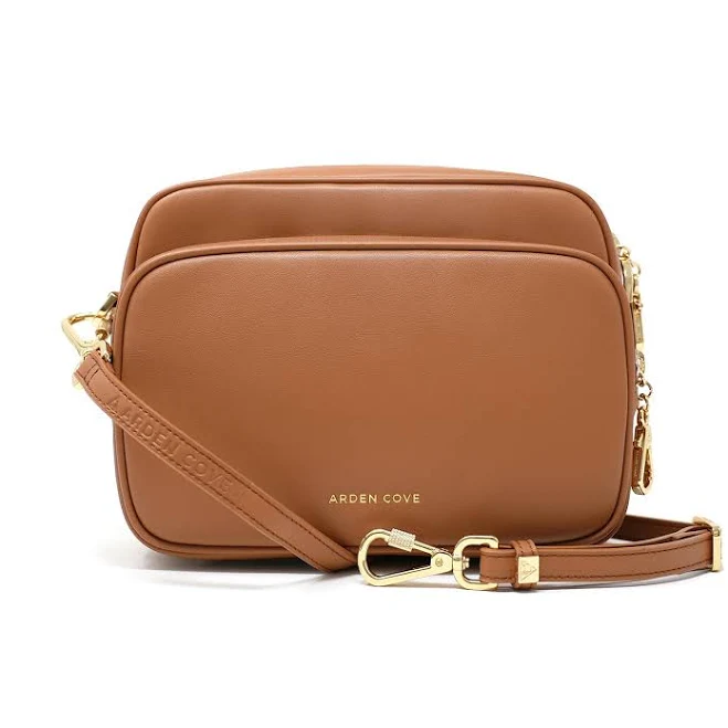 bag Verona Water-Resistant Anti-Theft Faux Leather Crossbody Bag Arden Cove $219