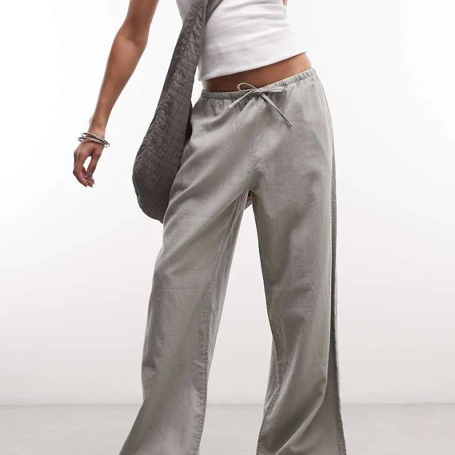 pants Weekday Wide Leg Linen Pants ASOS $80