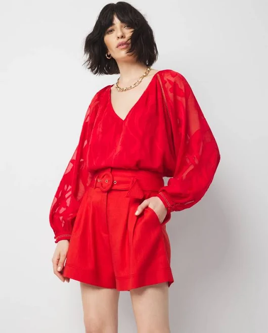 shorts White House Black Market Women's Extra High-Rise Belted Shorts White House Black Market $41.99