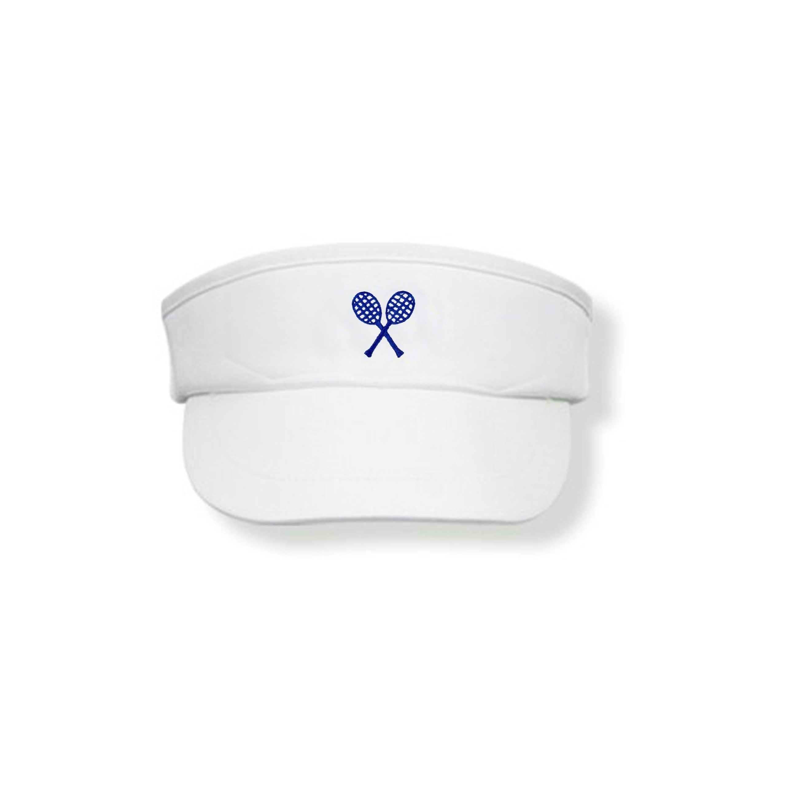 accessory White Visor (Navy) Little Miss Tennis $22