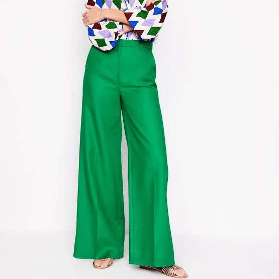 pants Wide Flare Pants-Rich Emerald Boden $99