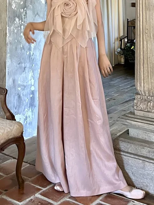pants Wide-Leg Flowing Pants Romantic Fairytale $92
