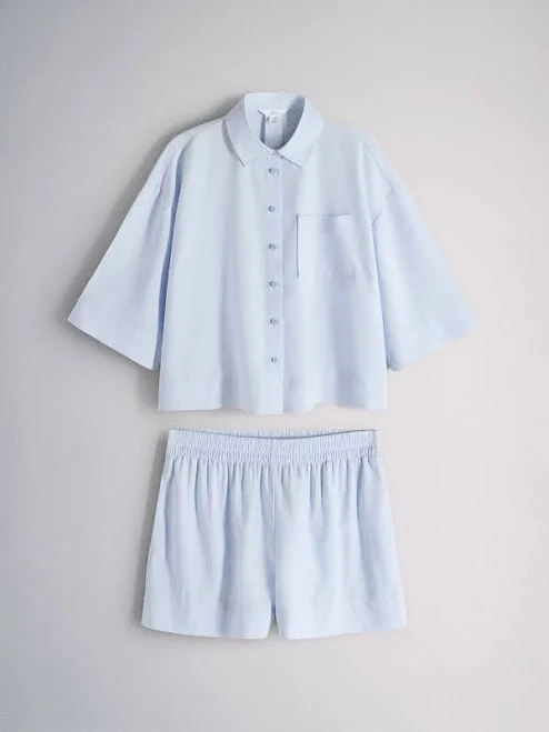 matching set Women's 2 Piece Linen Coord Shirt and Shorts Set Next USA $58