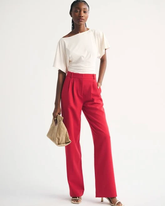 culottes Women's Abercrombie & Fitch A&F Sloane Tailored Wide Leg Pant Abercrombie & Fitch $72