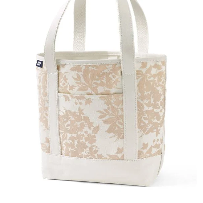 bag Women's Lands' End Medium Print 5 Pocket Open Top Canvas Tote Bag Lands' End $54.95