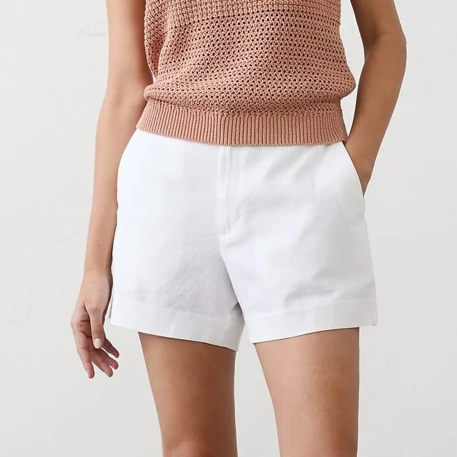 shorts Women's Linen-Blend High-Rise Shorts Banana Republic Factory $42