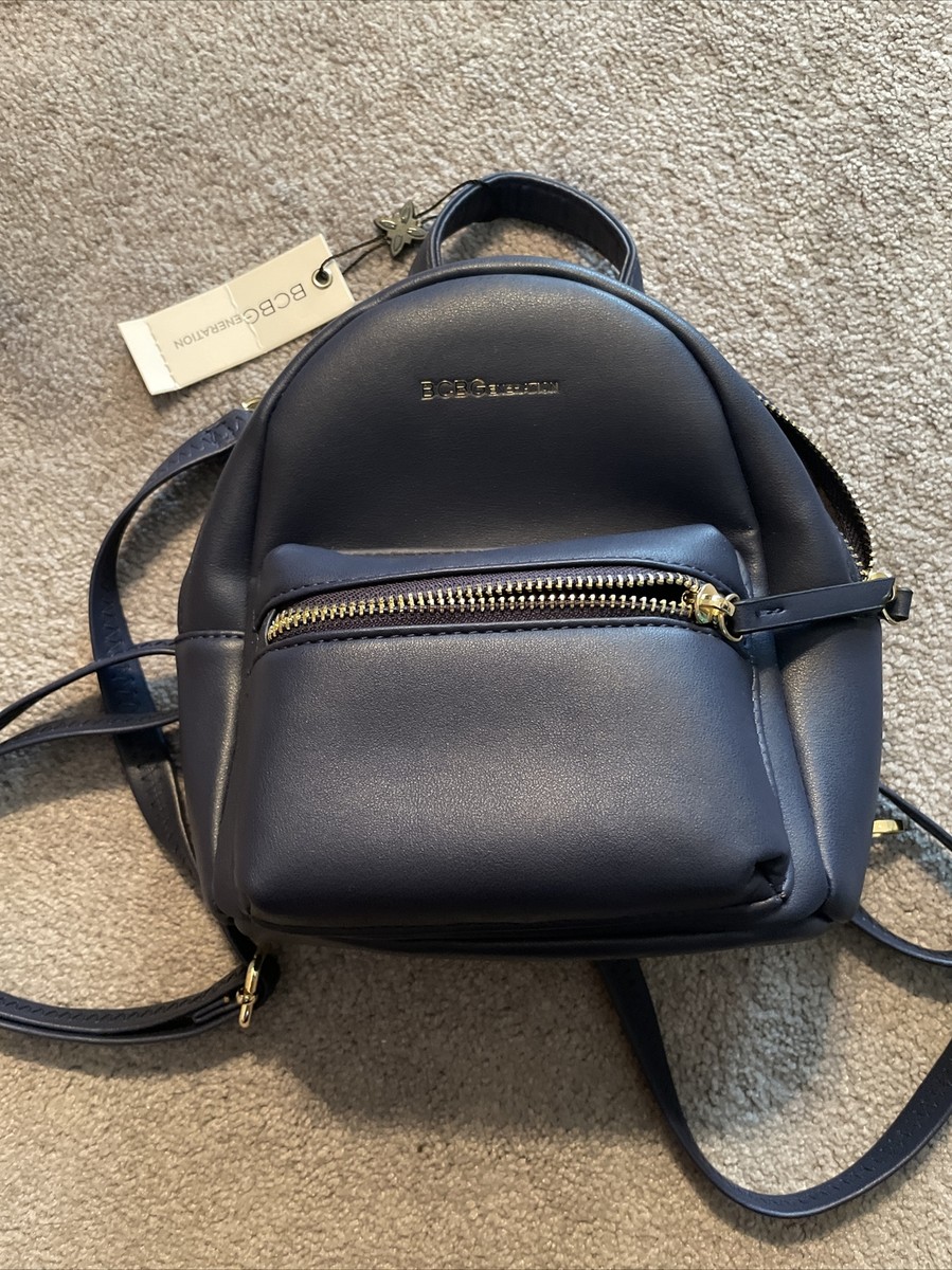 bag Women's Mini Backpack (Navy) Brand New! Faux Leather eBay $25