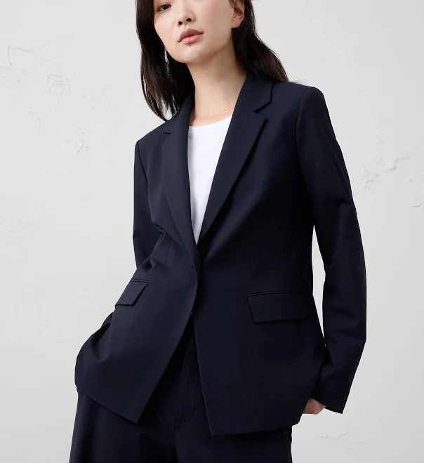outerwear Women's Sculpted Stretch Blazer Banana Republic Factory $81