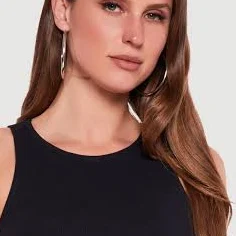 top Women's Seamless Rib Knit Racerback Crop Top Rainbow Shops $5.99