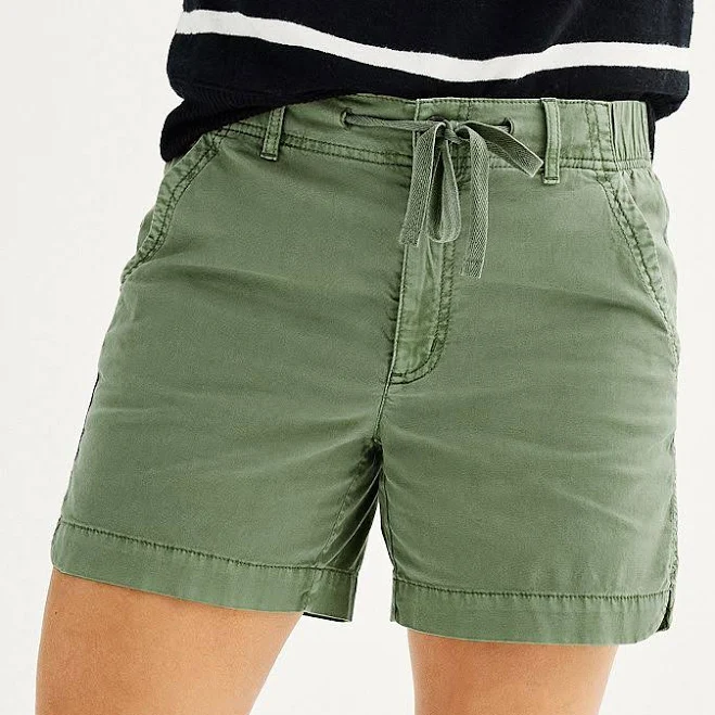 shorts Women's Sonoma Goods For Life Utility Shorts, Size: XL, Manolo Olive Kohl's $23.99