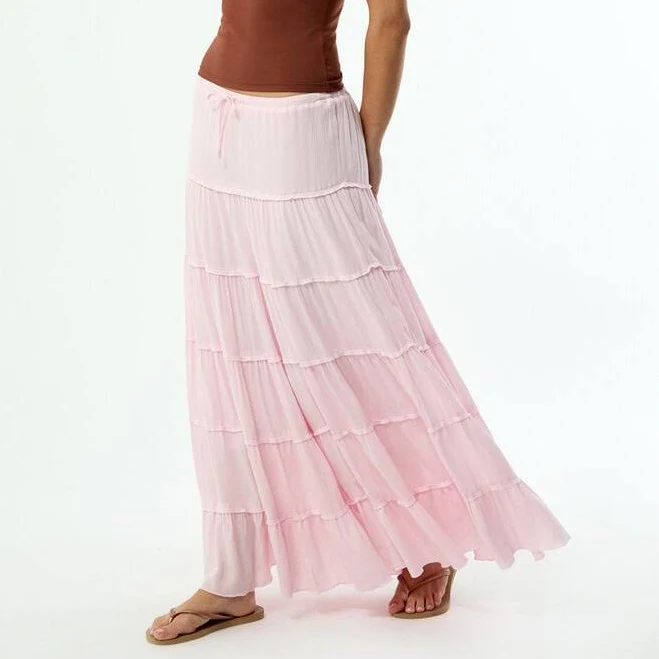 skirt Women's Tiered Maxi Skirt PacSun $52.95