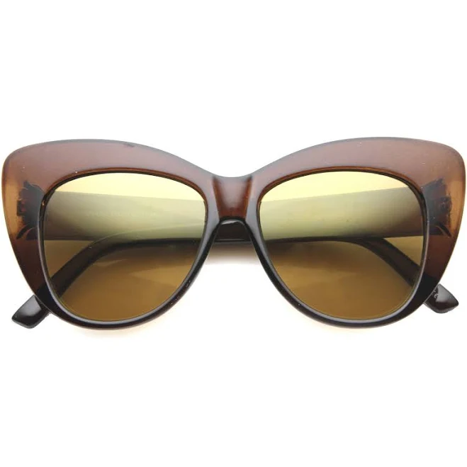 accessory Women's zeroUV Oversize Retro Cat Eye Sunglasses zeroUV $10.95