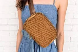 bag Woven Belt Bag in Camel — Parker & Hyde Parker & Hyde $75