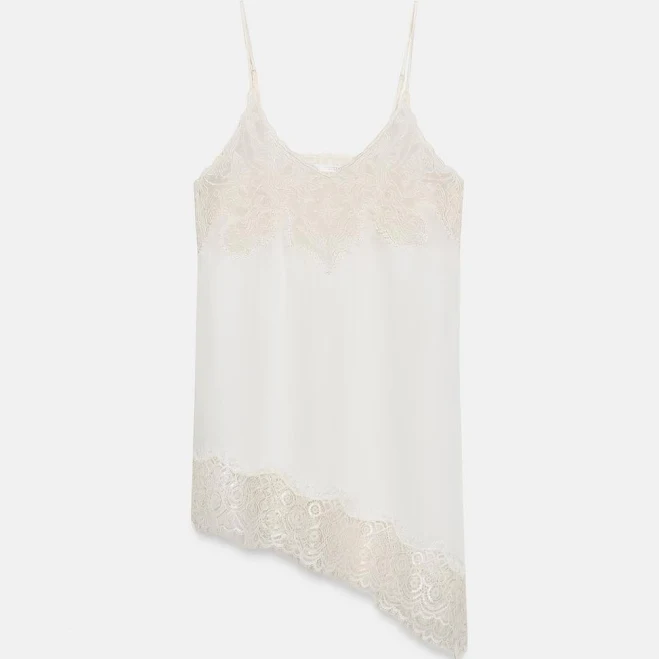 top Zara Lace Camisole Top Zara USA $69.9
