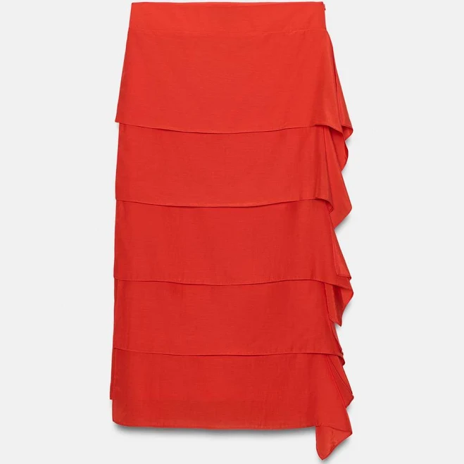 skirt Zara Ruffled Skirt Zara USA $79.9