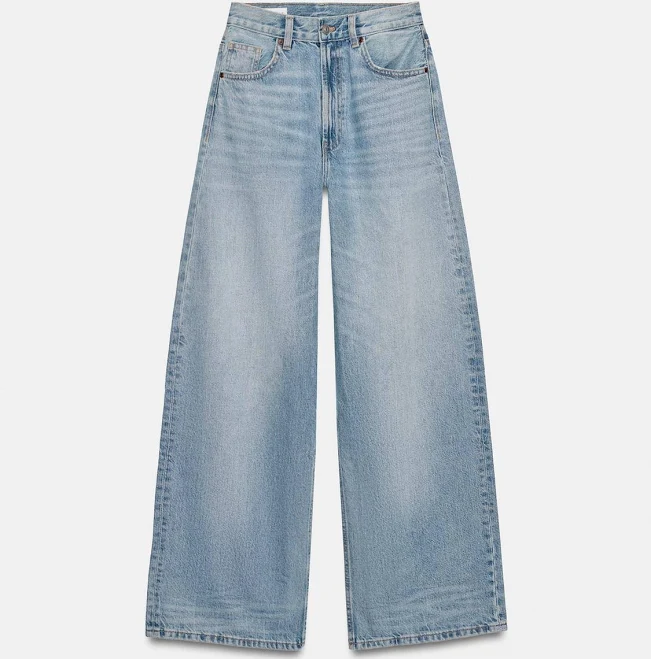 jeans Zara Trf Extra Wide Leg High Waist Jeans Zara USA $69.9