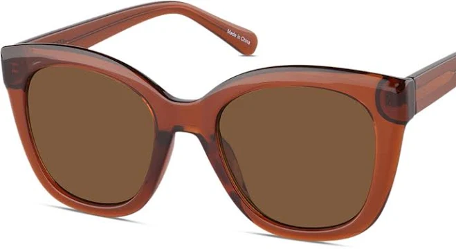 accessory Zenni Women's Retro Cat-Eye Full Rim Sunglasses Zenni Optical $11.5